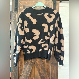 SHEIN Leopard Sweater